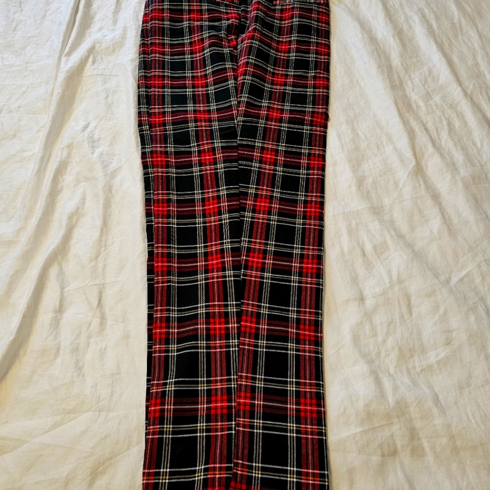 Terra Sky Plaid trouser pants size 2X average length